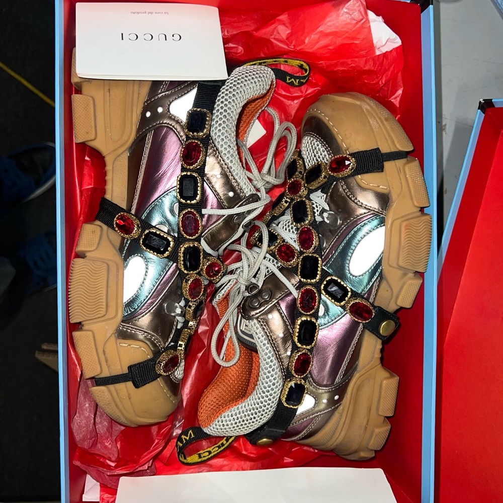 Gucci size L39/G with crystals used